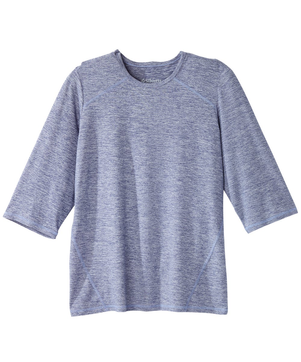 Women's Open Back Active Crew Neck Top - Silverts 22