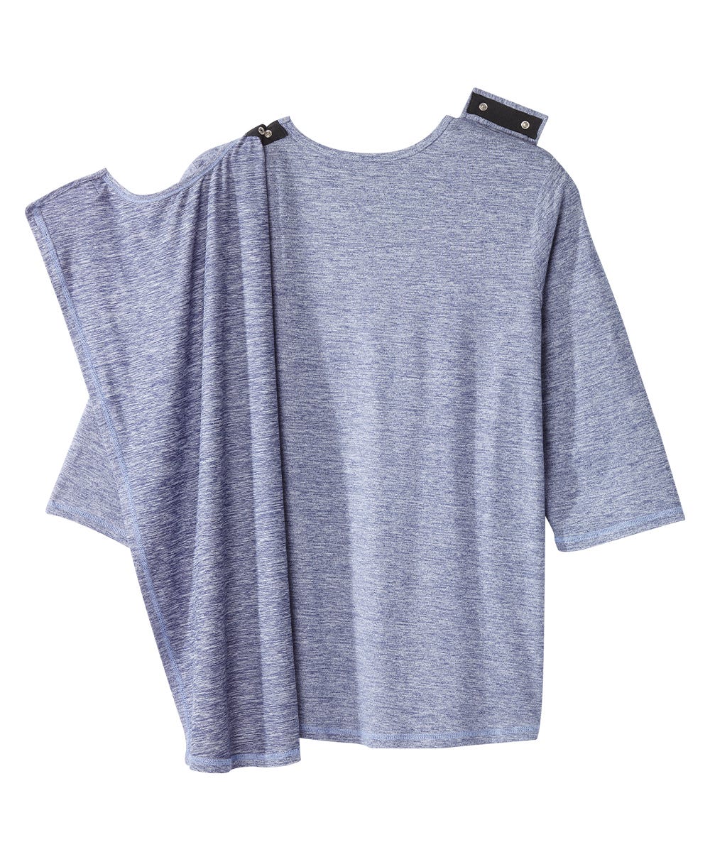 Women's Open Back Active Crew Neck Top - Silverts 24