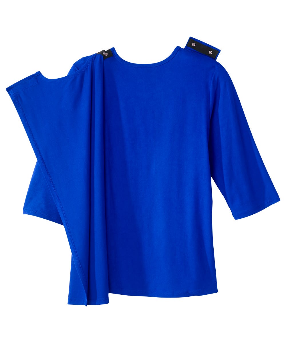 Women's Open Back Active Crew Neck Top - Silverts 26