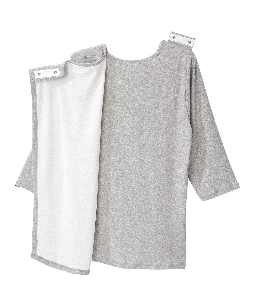 Women's Open Back Active Crew Neck Top - Silverts 6