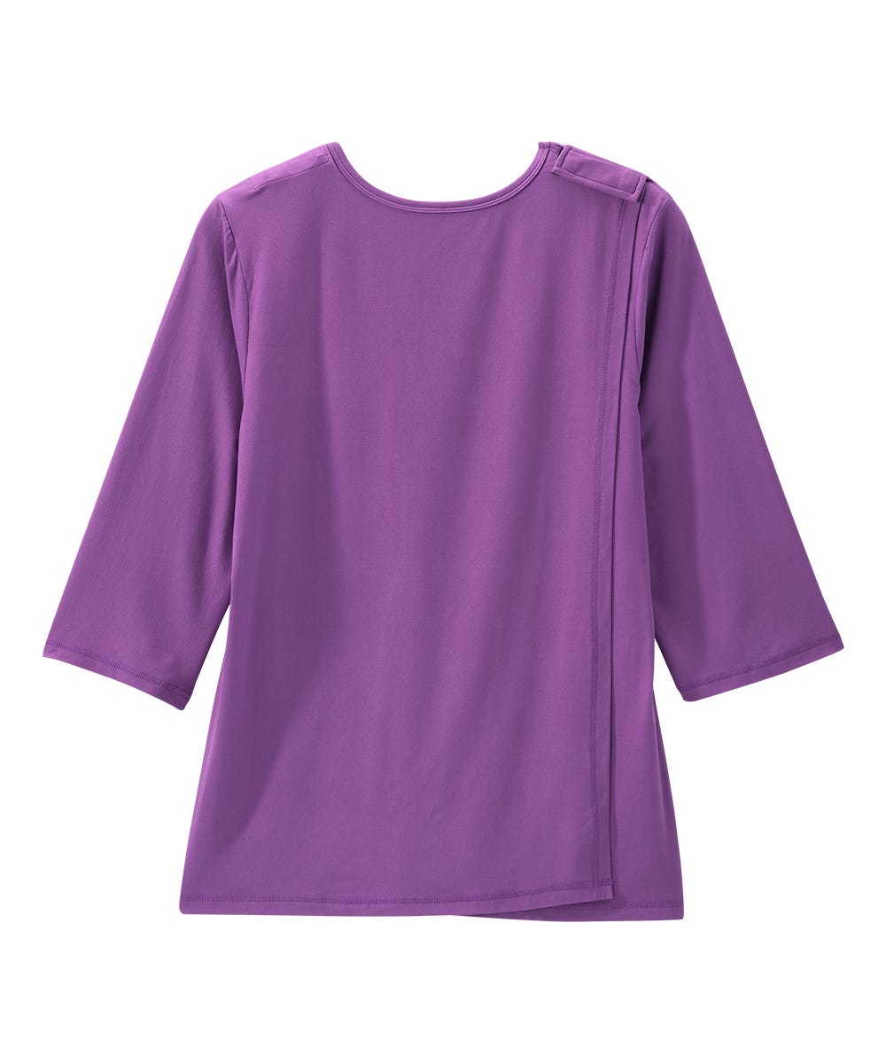 Women's Open Back Active Crew Neck Top - Silverts 12
