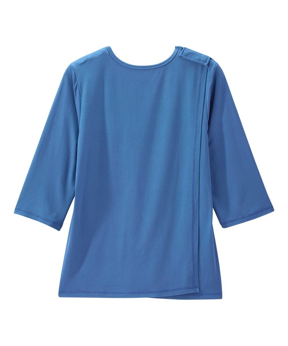 Women's Open Back Active Crew Neck Top - Silverts 4