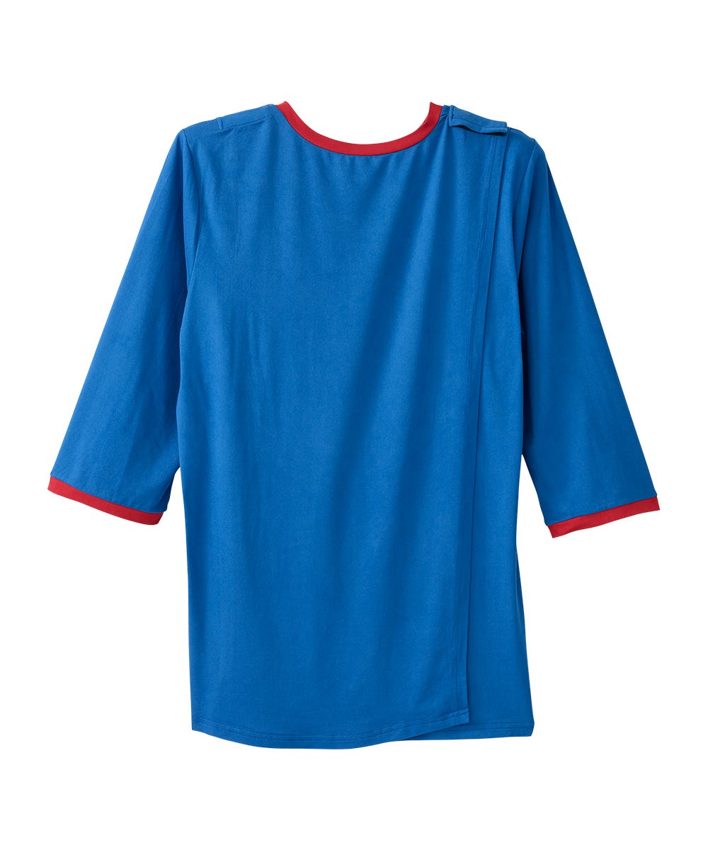 Women's Open Back Color Block Top - Silverts 5