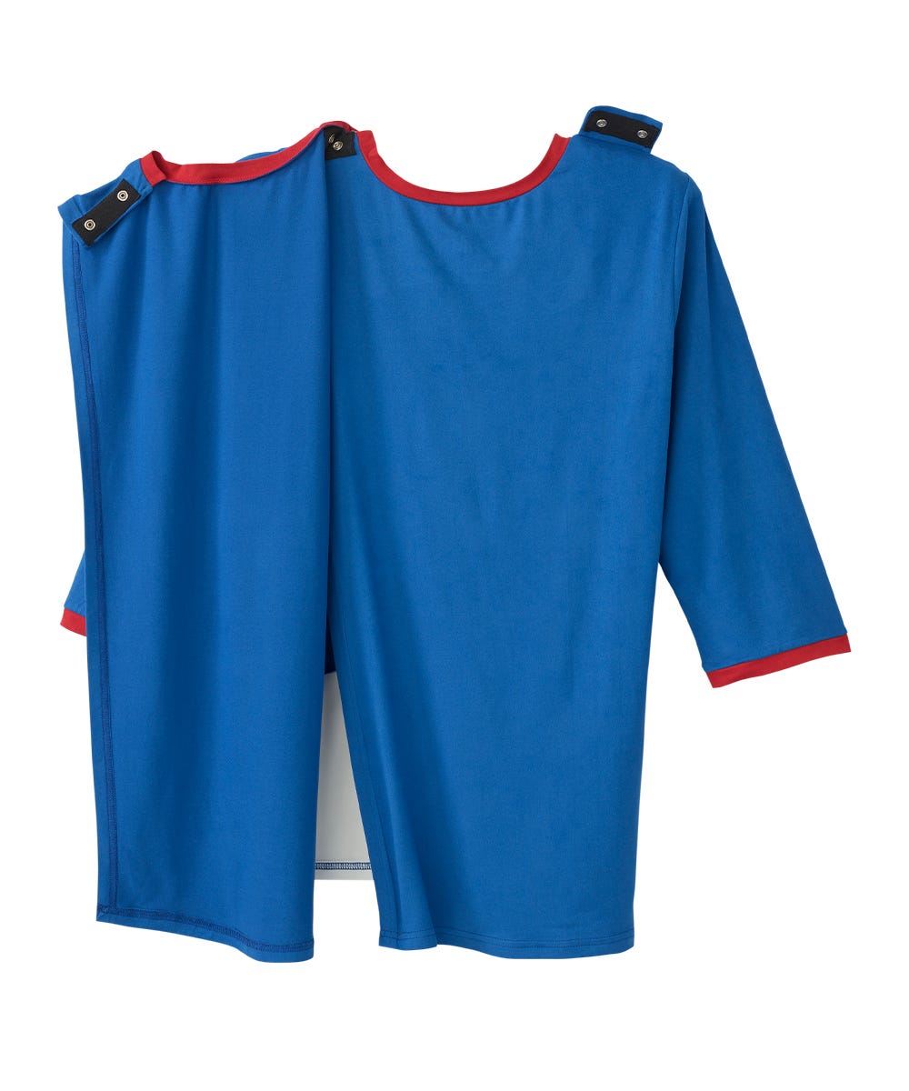 Women's Open Back Color Block Top - Silverts 9