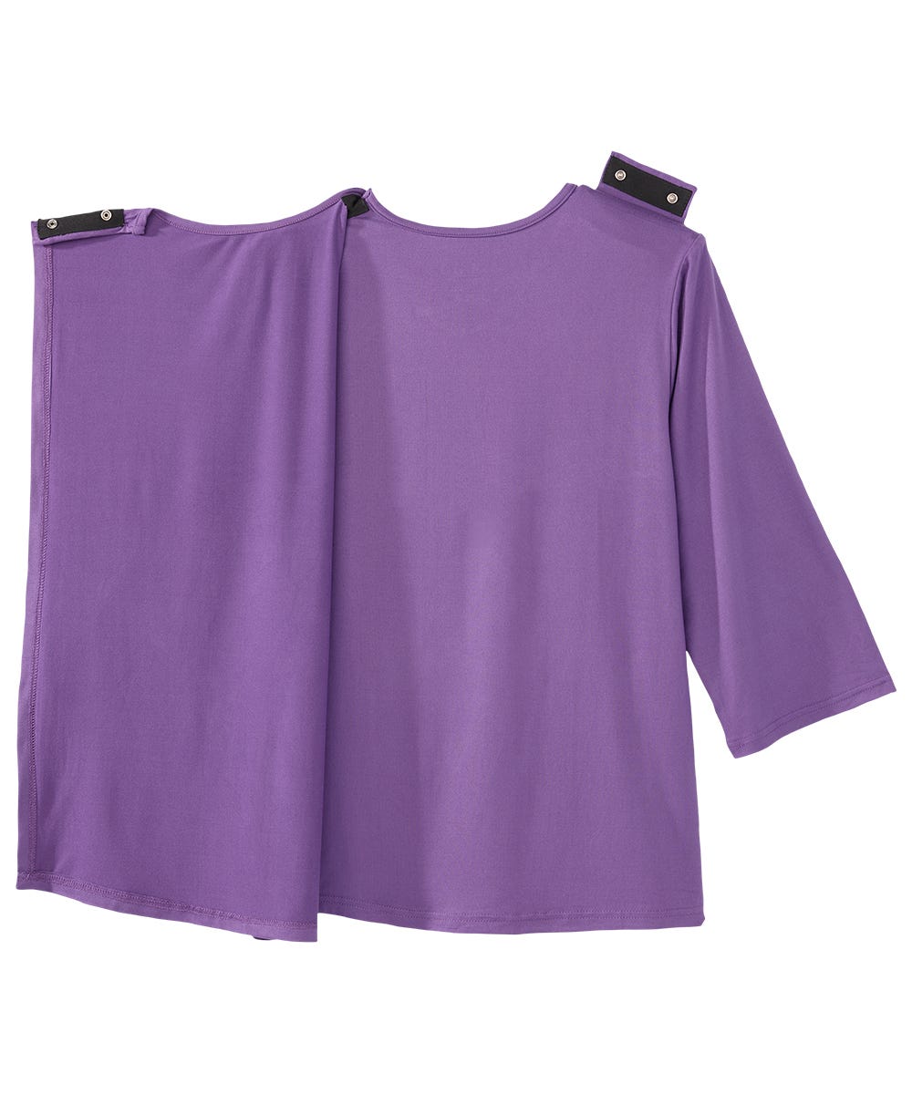 Women's Open Back Criss Cross Neckline Top - Silverts 21