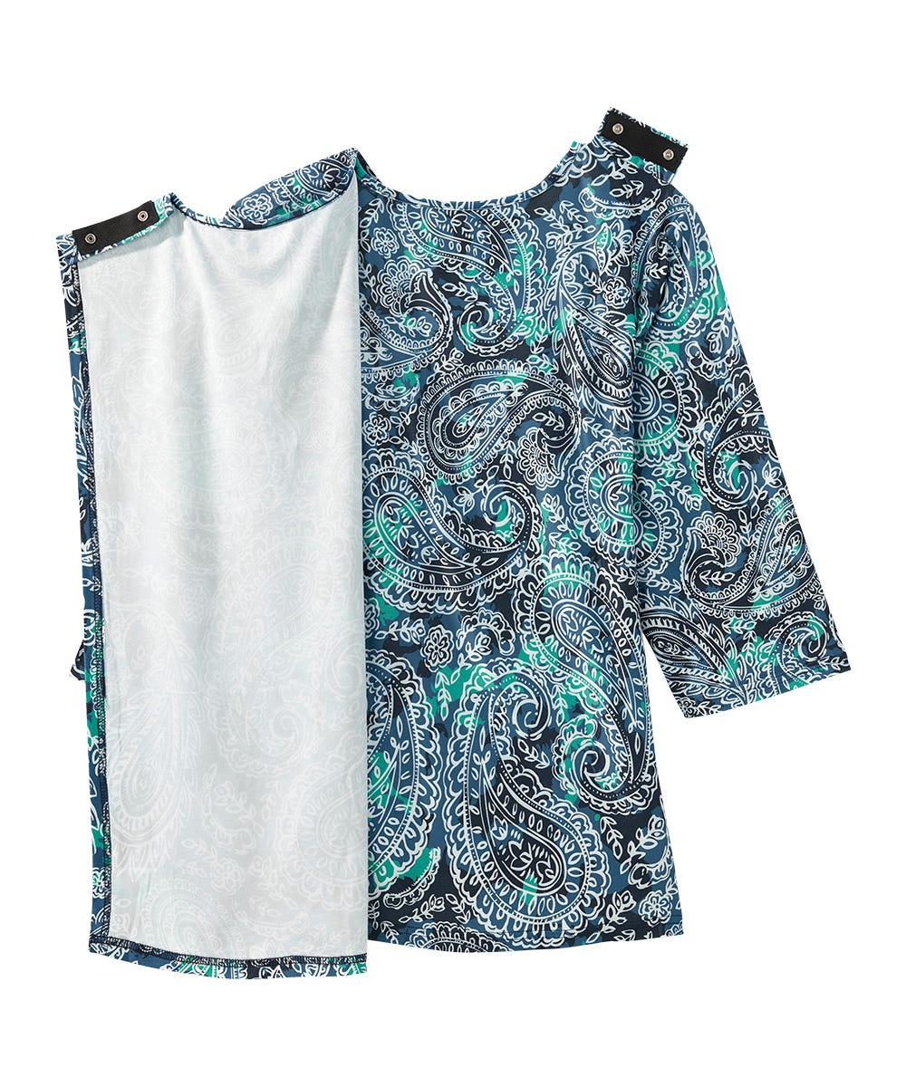 Women's Open Back Criss Cross Neckline Top - Silverts 8
