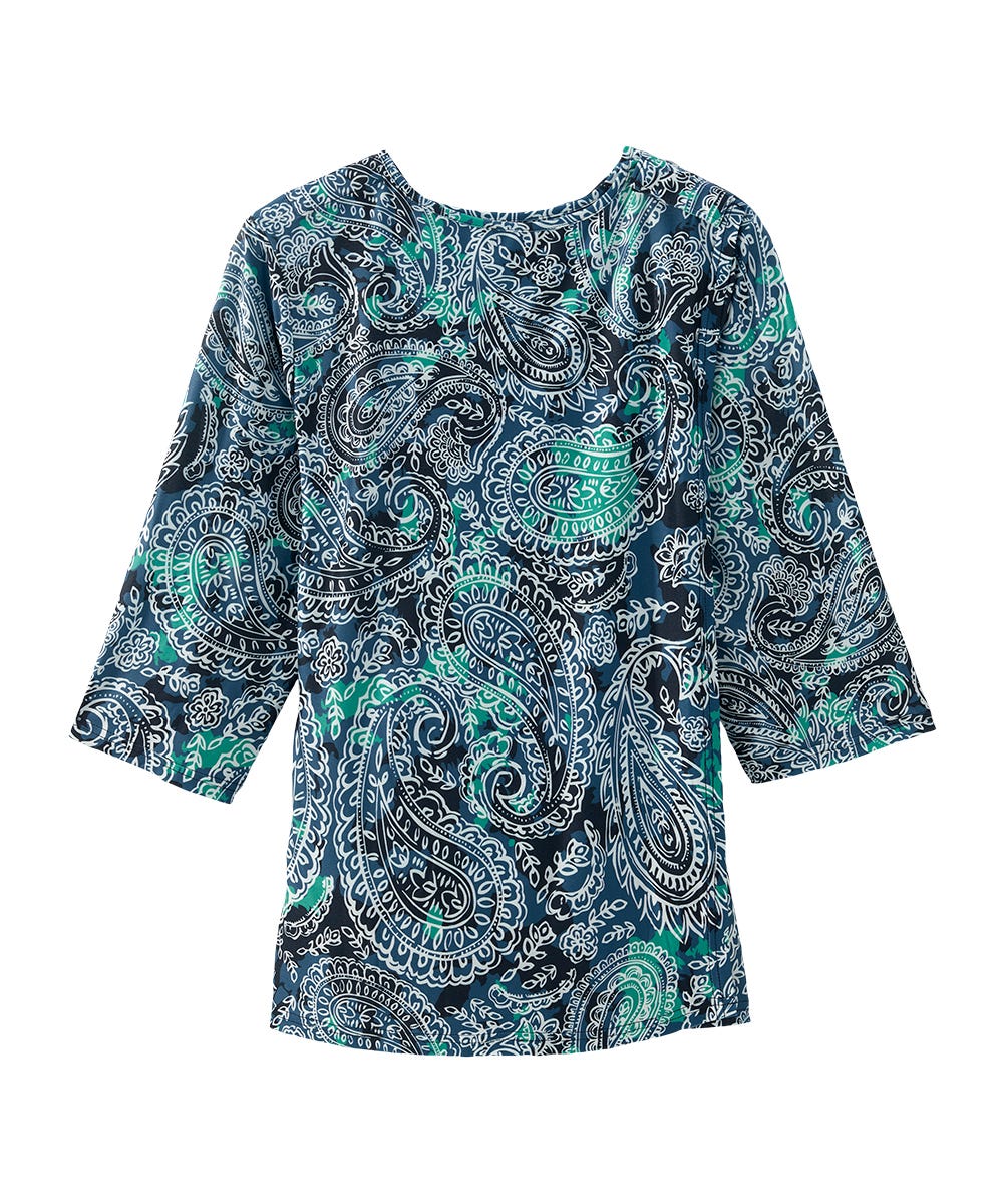 Women's Open Back Criss Cross Neckline Top - Silverts 12