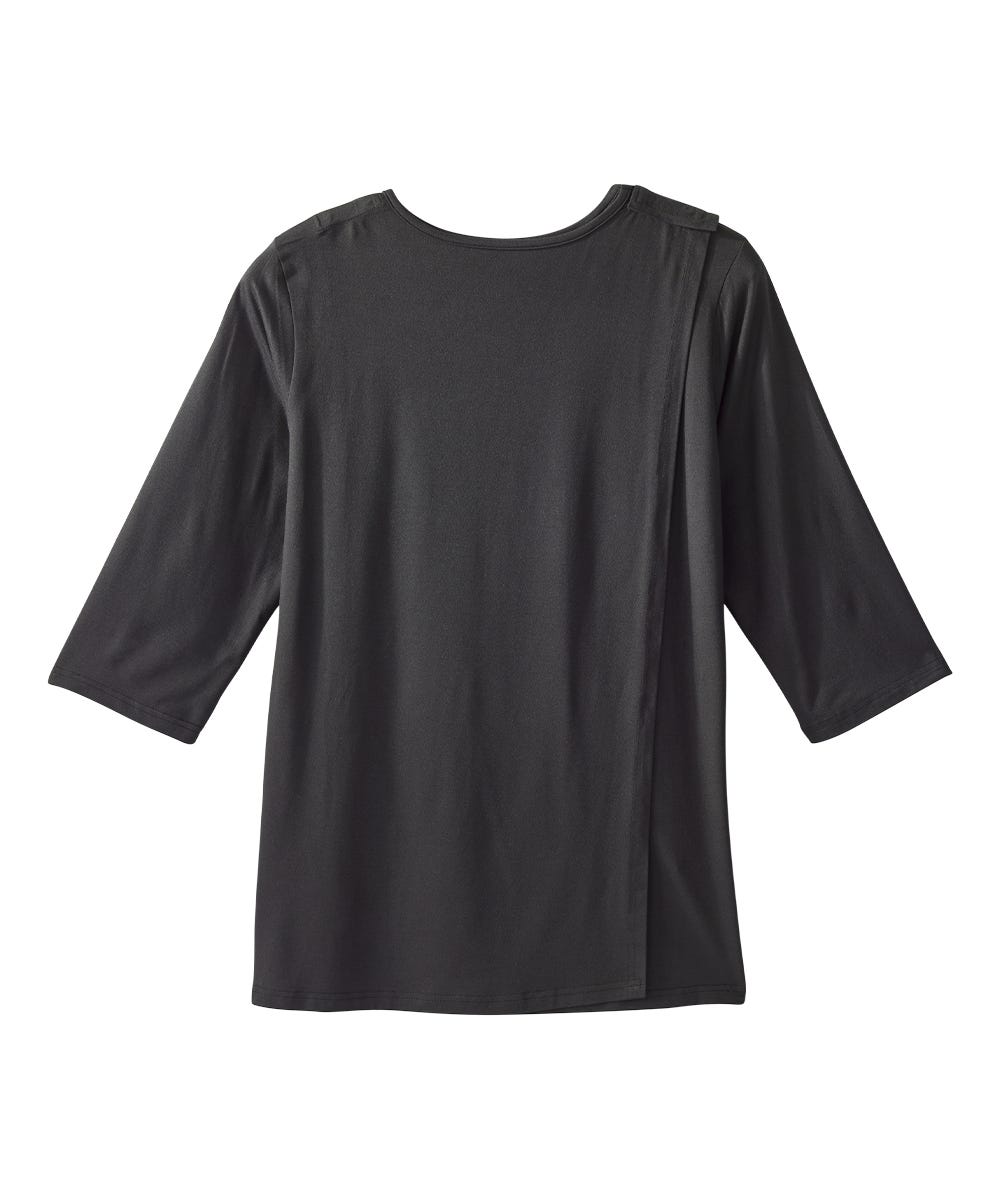 Women's Open Back Criss Cross Neckline Top - Silverts 14