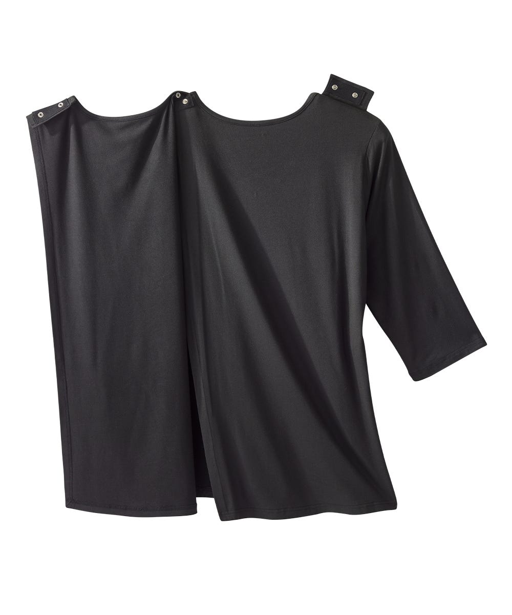 Women's Open Back Criss Cross Neckline Top - Silverts 15