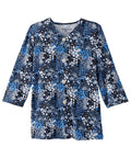 Women's Open Back Faux Button Top - Silverts 16