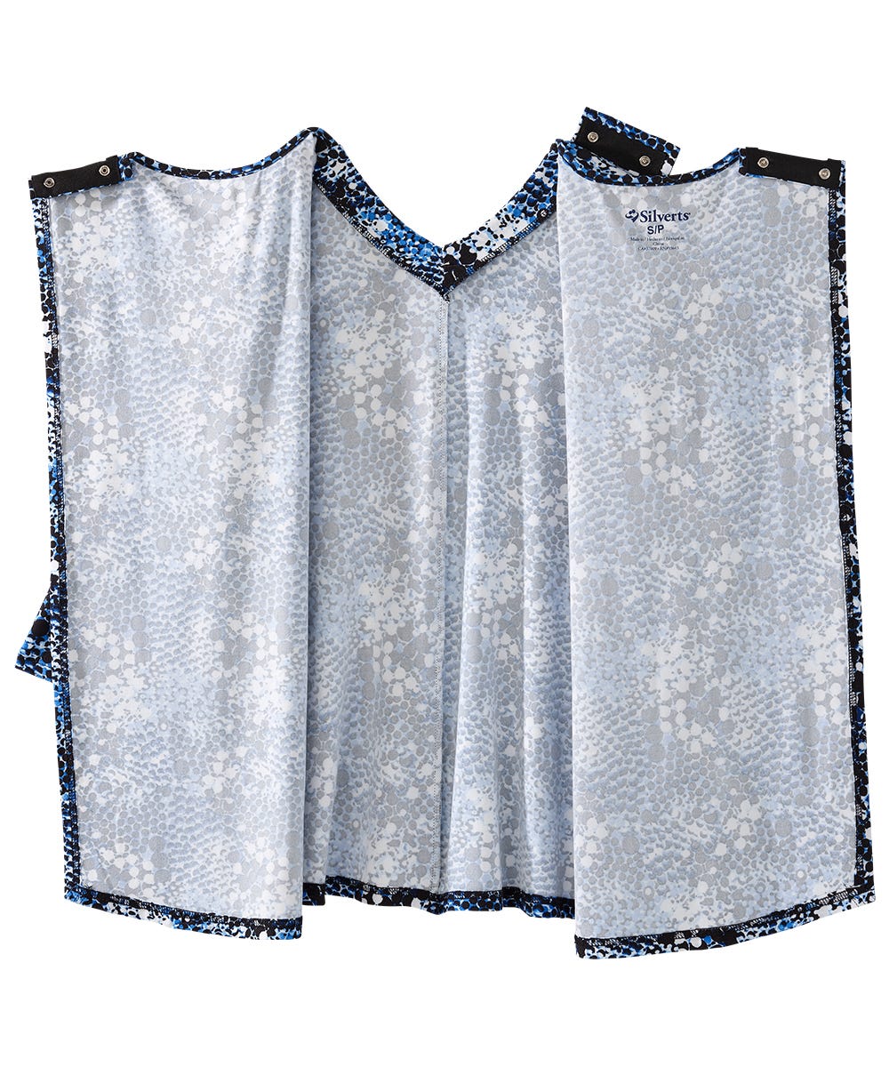 Women's Open Back Faux Button Top - Silverts 18