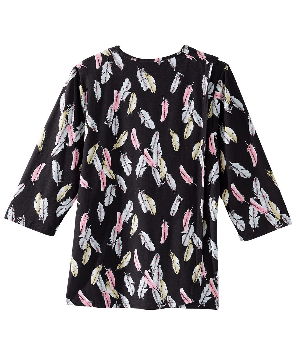 Women's Open Back Faux Button Top - Silverts 24
