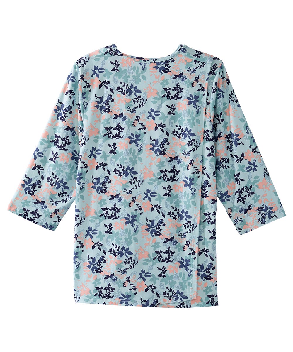 Women's Open Back Faux Button Top - Silverts 30