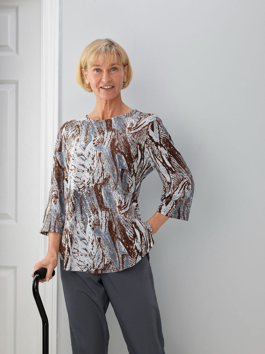 Women's Open Back High-Low Top - Clearance - Silverts 10