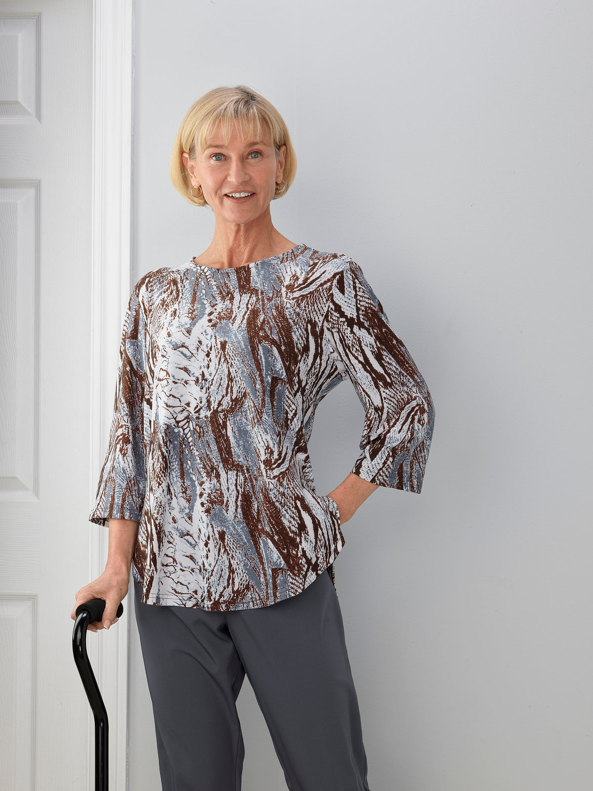 Women's Open Back High-Low Top - Clearance - Silverts 17