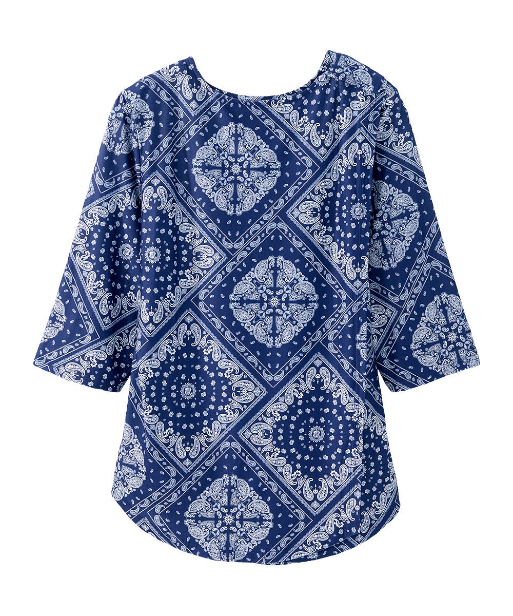 Women's Open Back High-Low Top - Silverts 34