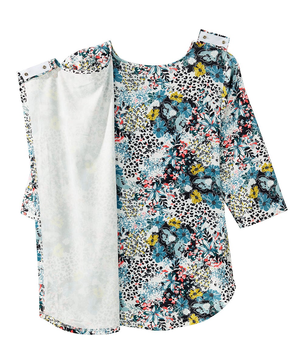 Women's Open Back High-Low Top - Silverts 6