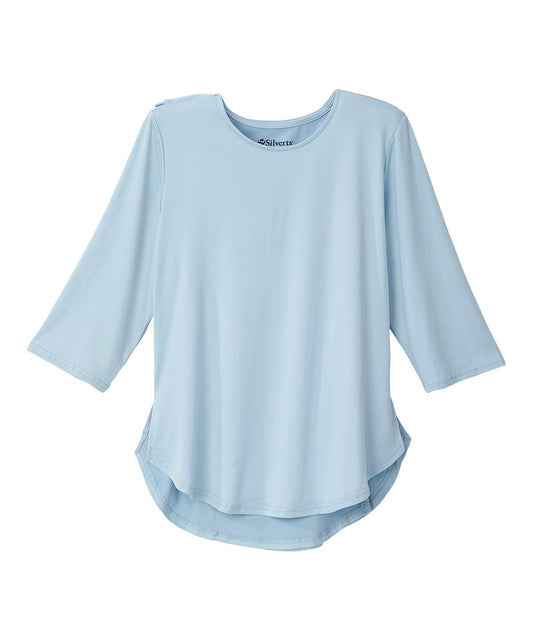 Women's Open Back High-Low Top - Silverts 1