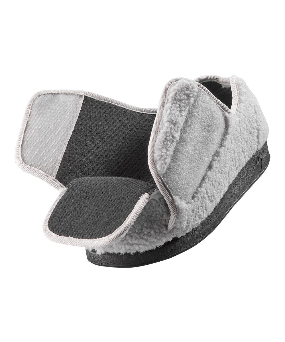 Women’s Slippers with Easy Closures – Adjustable Fit (Regular to Extra Wide) - Silverts 19