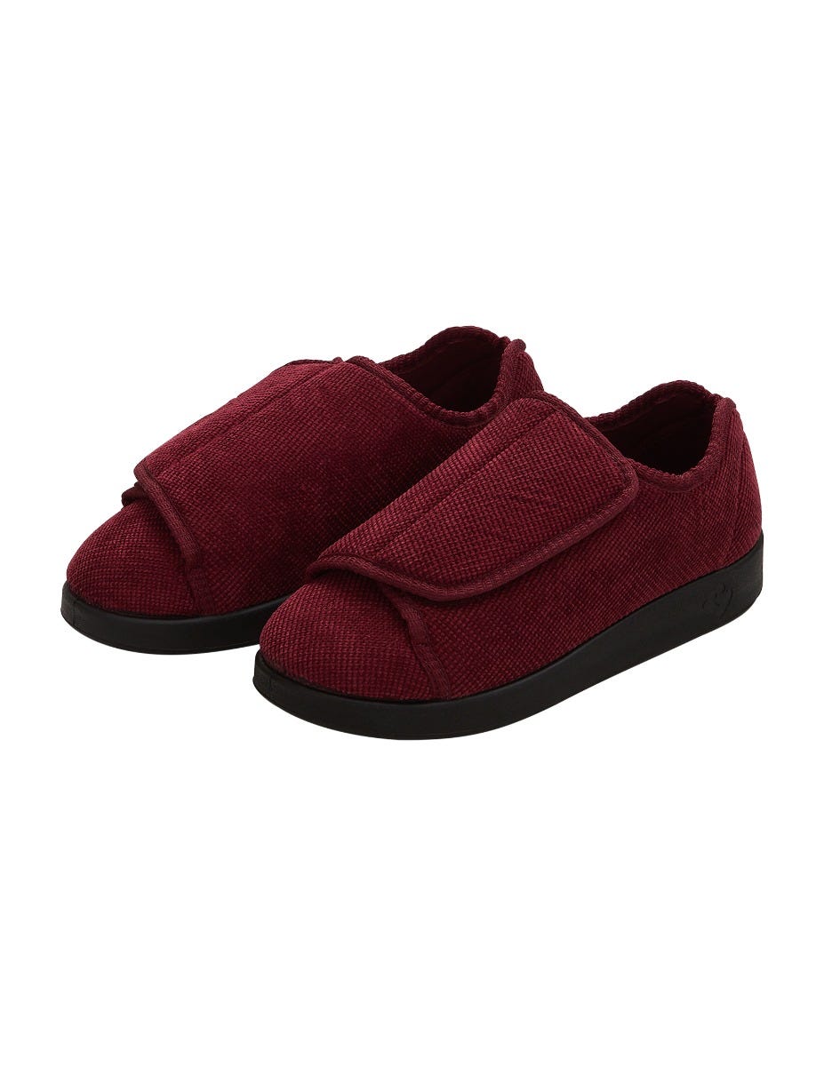 Women’s Slippers with Easy Closures – Adjustable Fit (Regular to Extra Wide) - Silverts 163