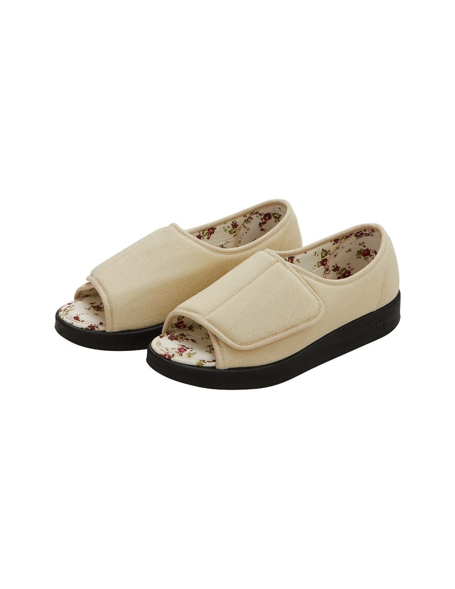 Women’s Open-Toe Shoes – Adjustable Fit (Regular to Extra Wide) - Silverts 70