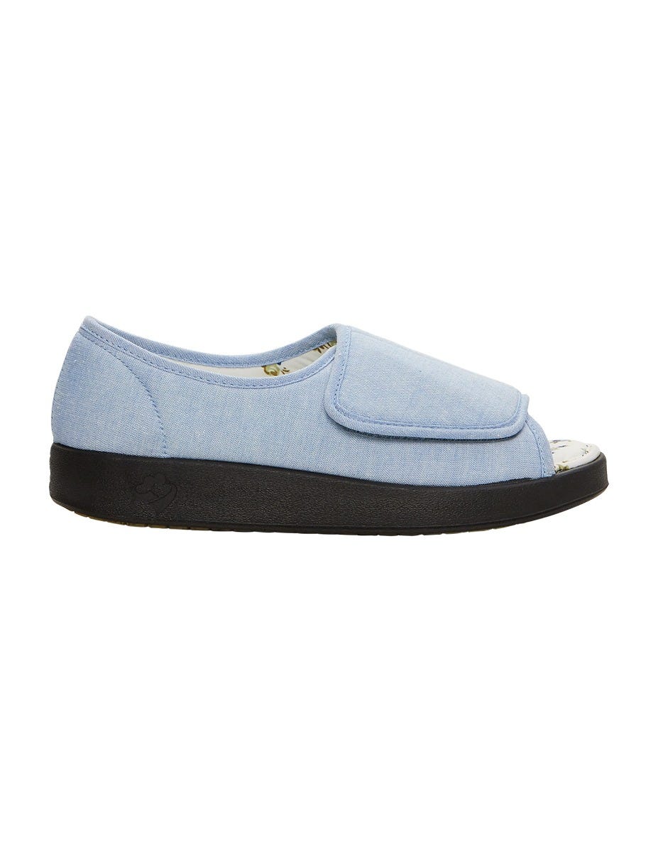 Women’s Open-Toe Shoes – Adjustable Fit (Regular to Extra Wide) - Silverts 113