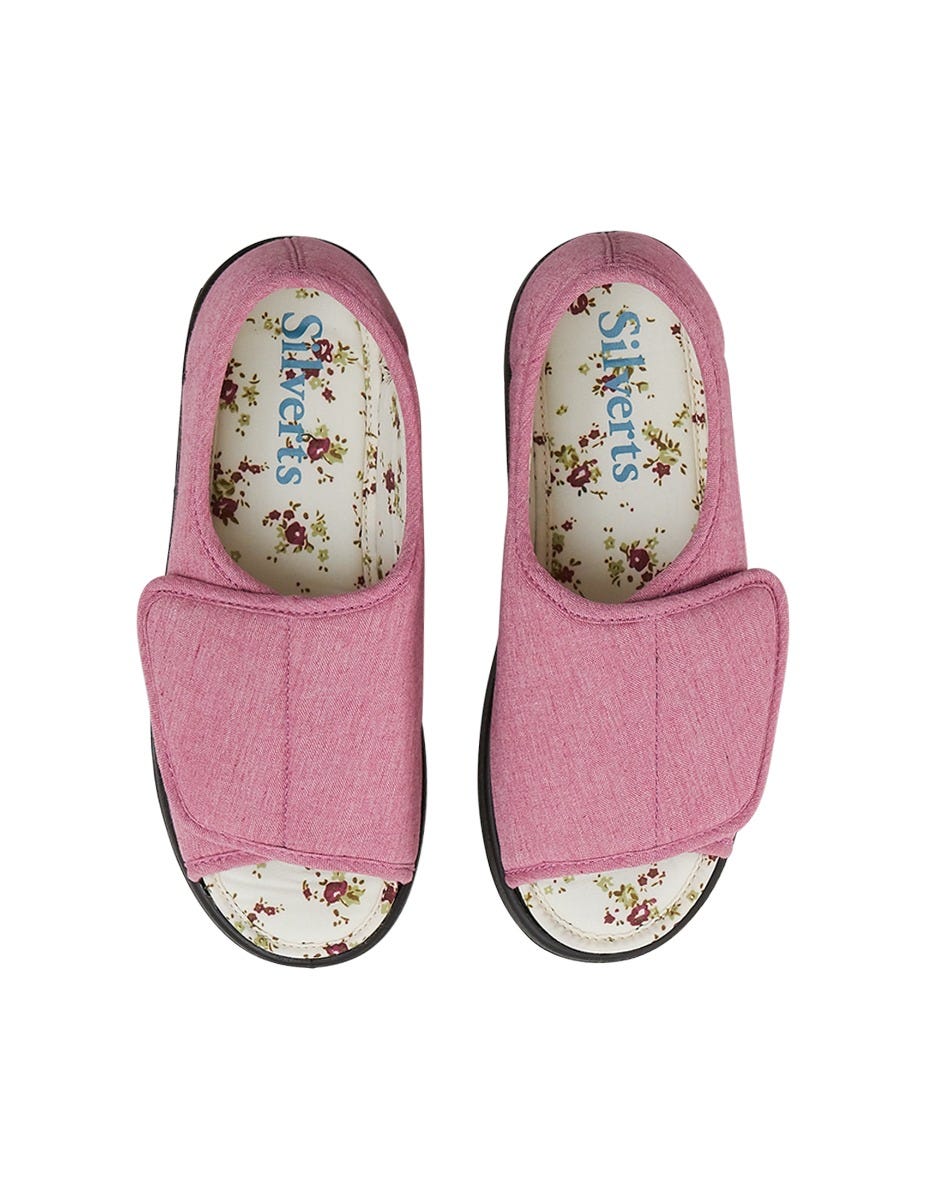 Women’s Open-Toe Shoes – Adjustable Fit (Regular to Extra Wide) - Silverts 174