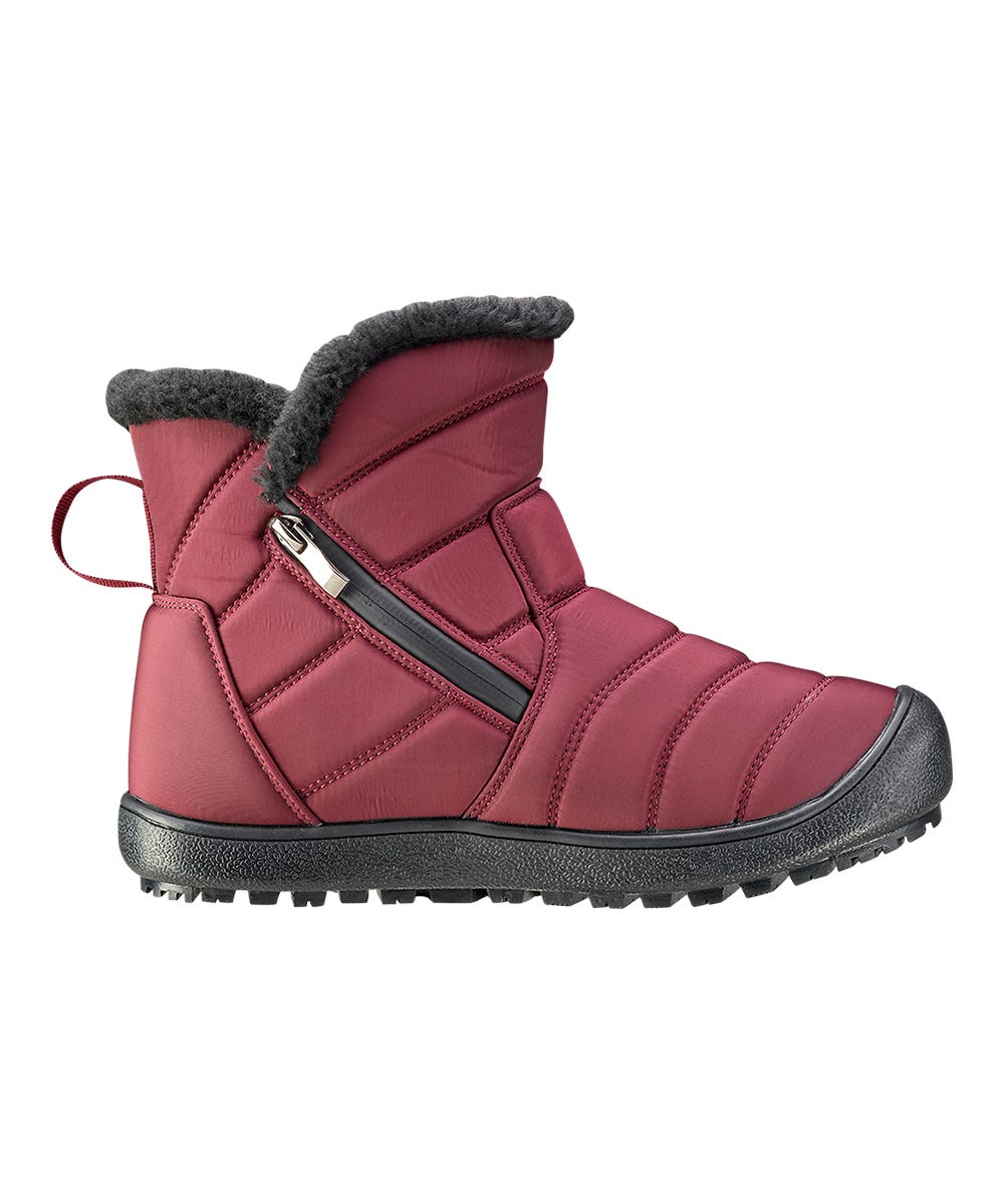 Women's Extra Wide Easy Dual Zipper Winter Boot - Silverts 10