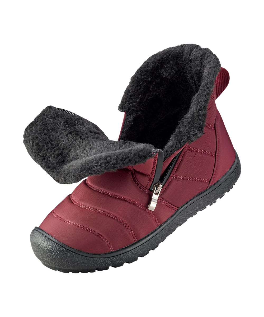 Women's Extra Wide Easy Dual Zipper Winter Boot - Silverts 12