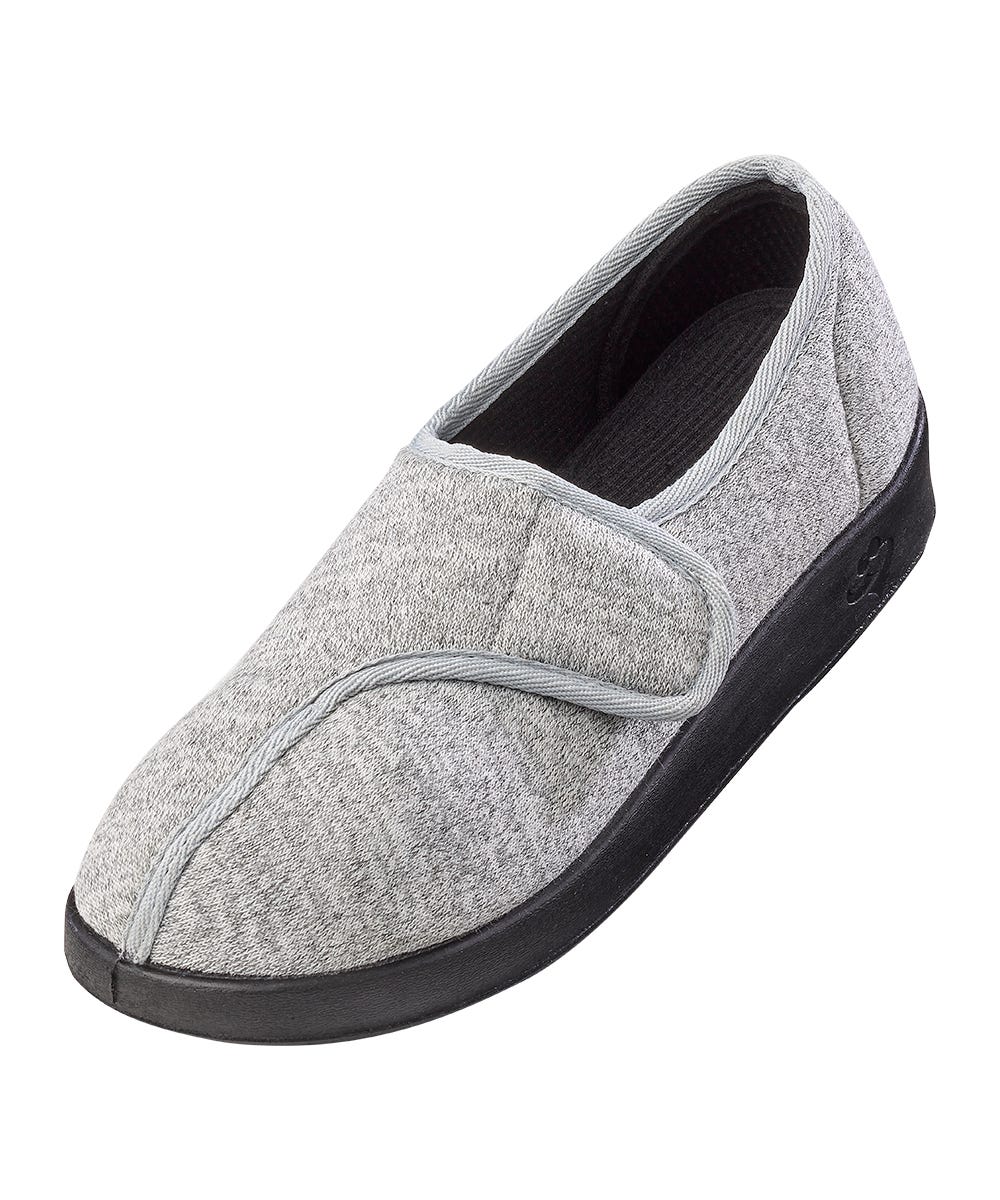 Women’s Soft Slippers with Easy Closures – Adjustable Fit (Regular to Extra Wide) - Silverts 34