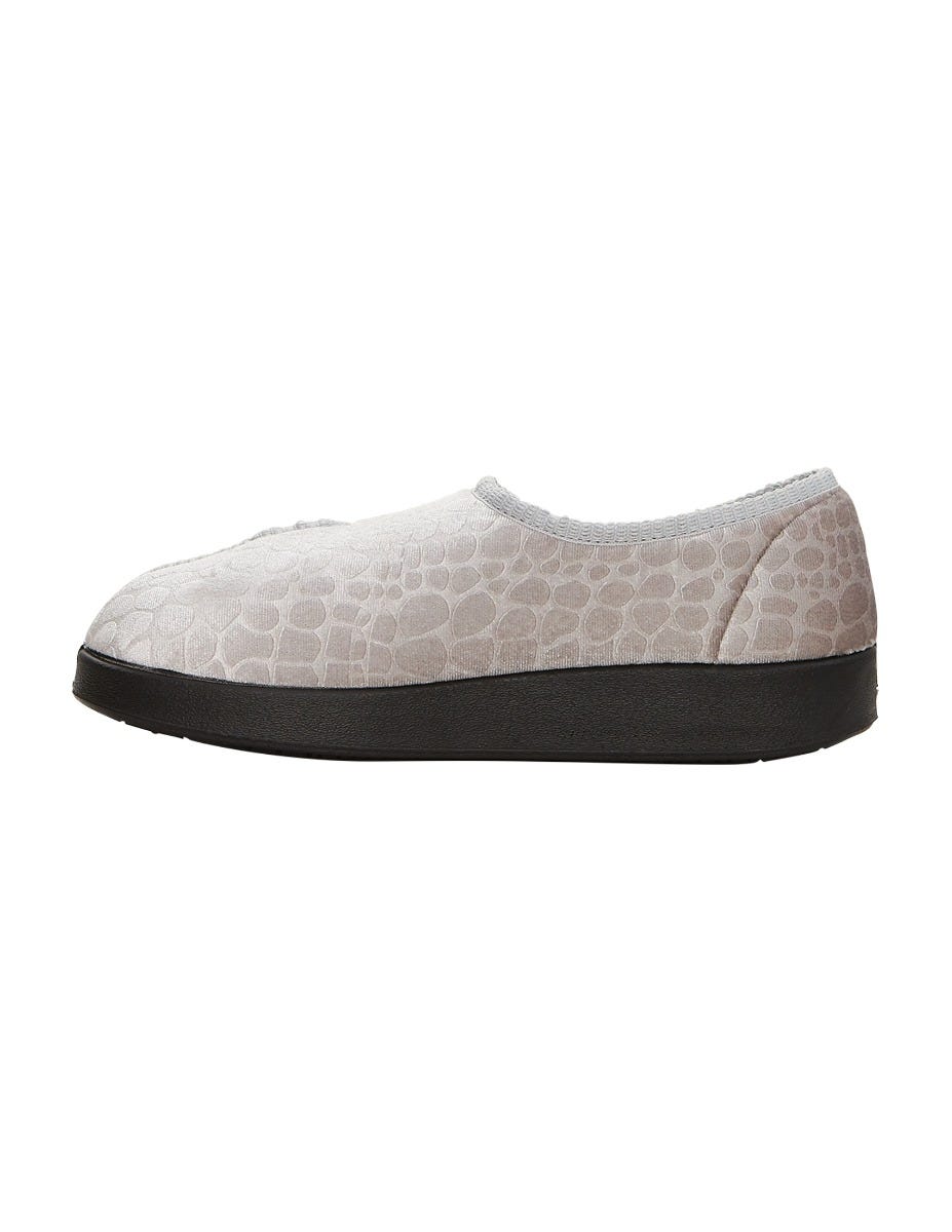 Women’s Soft Slippers with Easy Closures – Adjustable Fit (Regular to Extra Wide) - Silverts 111