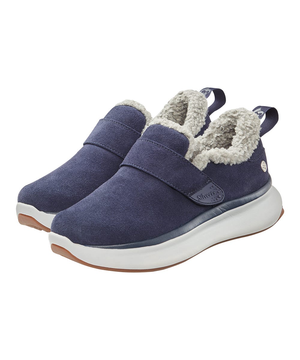 Women’s Shoes with Sherpa Lining – Adjustable Fit (Regular to Extra Wide) - Silverts 219