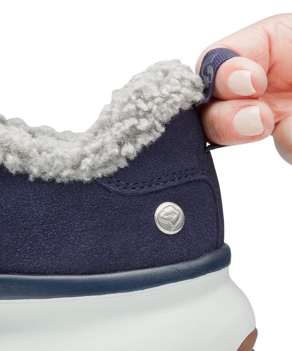 Women’s Shoes with Sherpa Lining – Adjustable Fit (Regular to Extra Wide) - Silverts 233