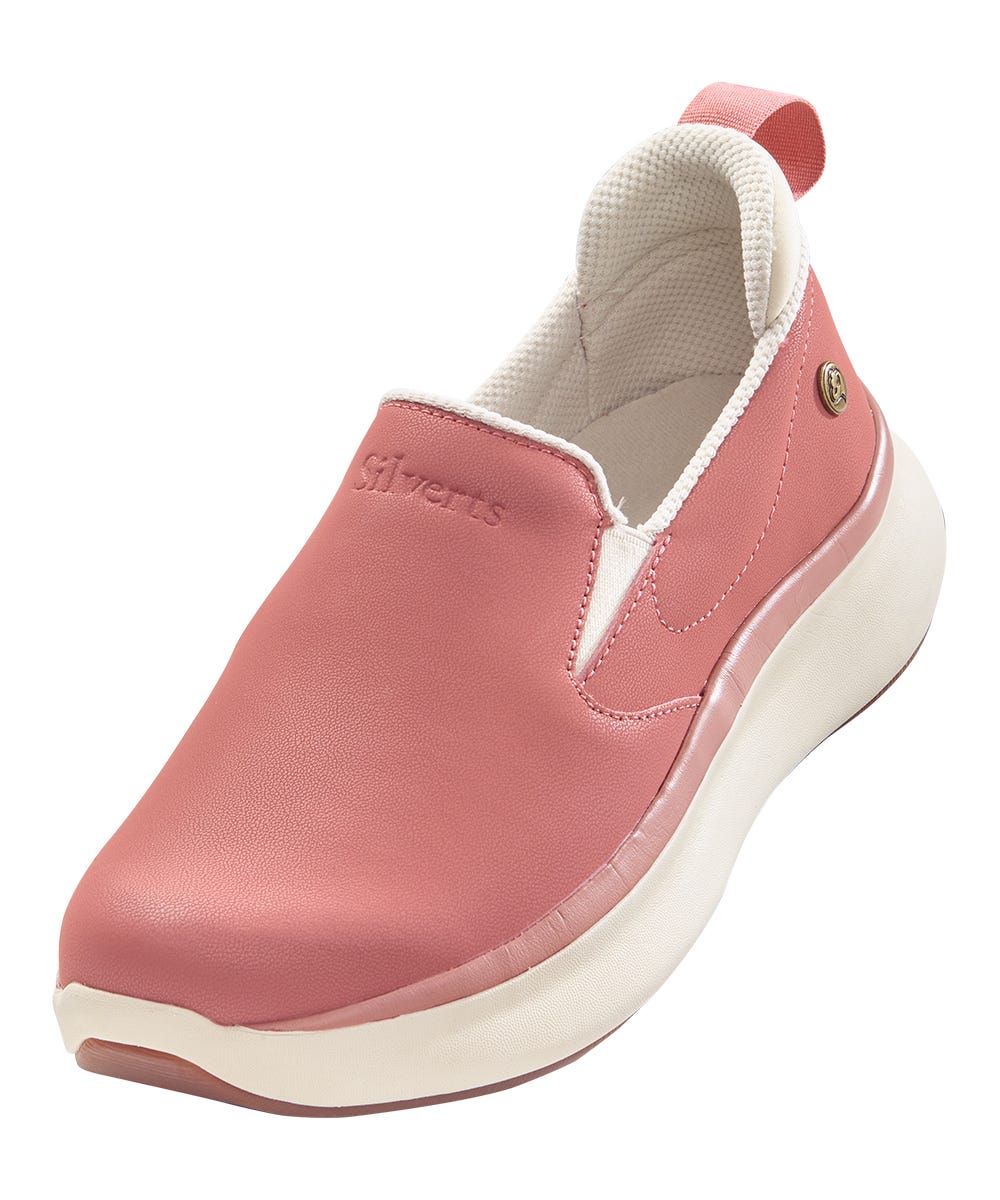 Women’s Leather Comfort Slip-On Shoes – Adjustable Fit (Regular to Extra Wide) - Silverts 155