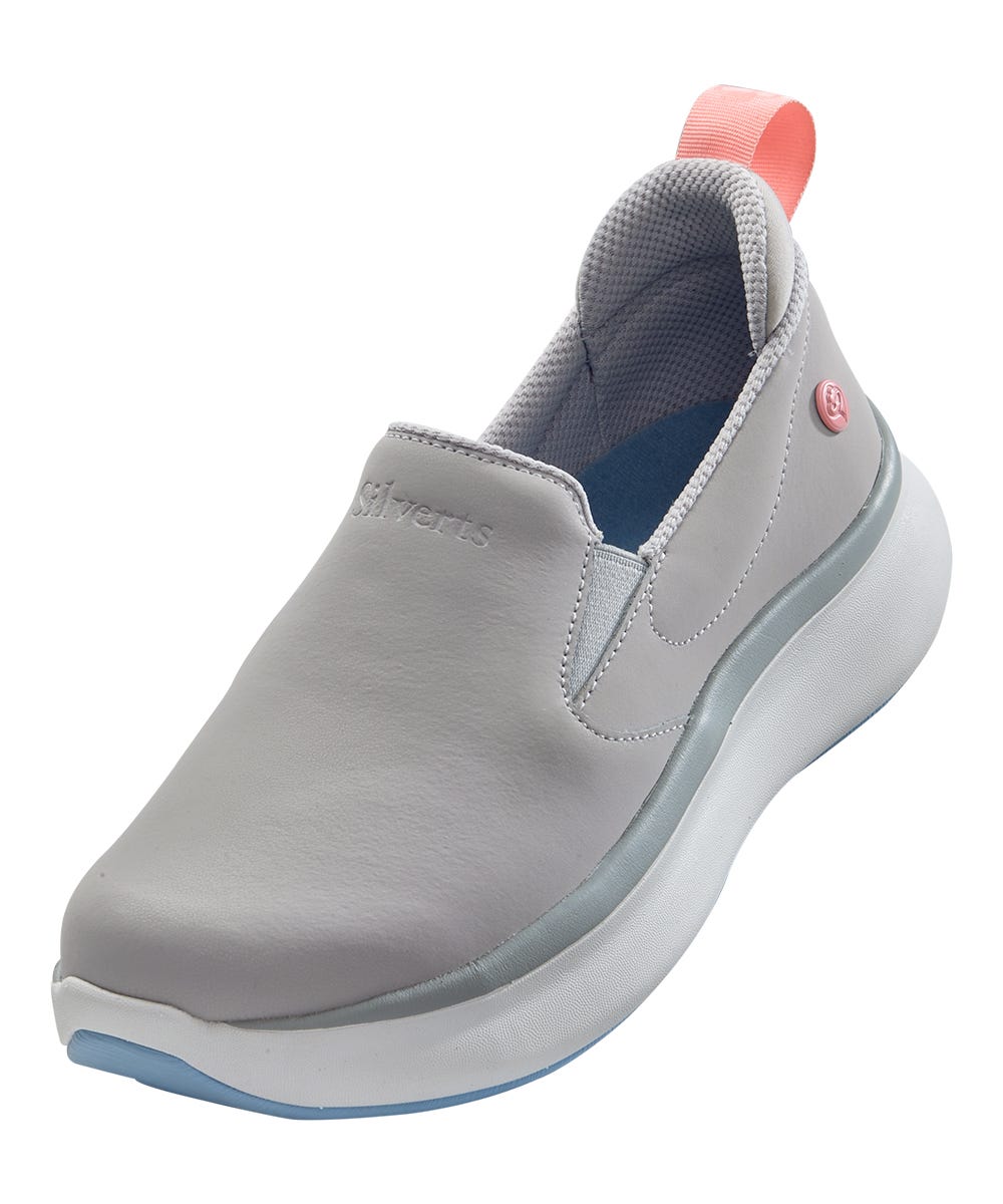 Women’s Leather Comfort Slip-On Shoes – Adjustable Fit (Regular to Extra Wide) - Silverts 215