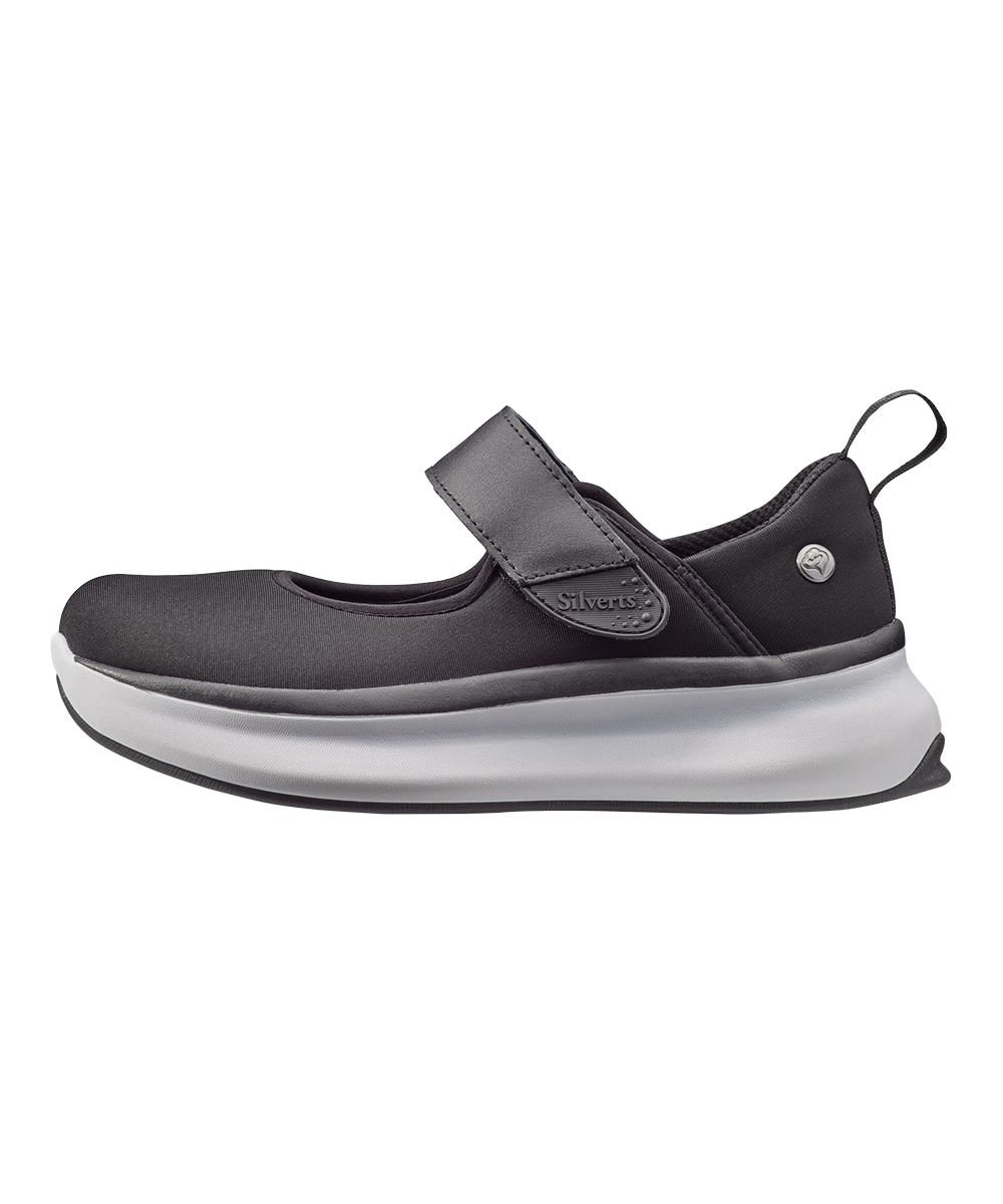 Women’s Easy-On Mary Jane Shoes – Adjustable Fit (Regular to Extra Wide) - Silverts 61