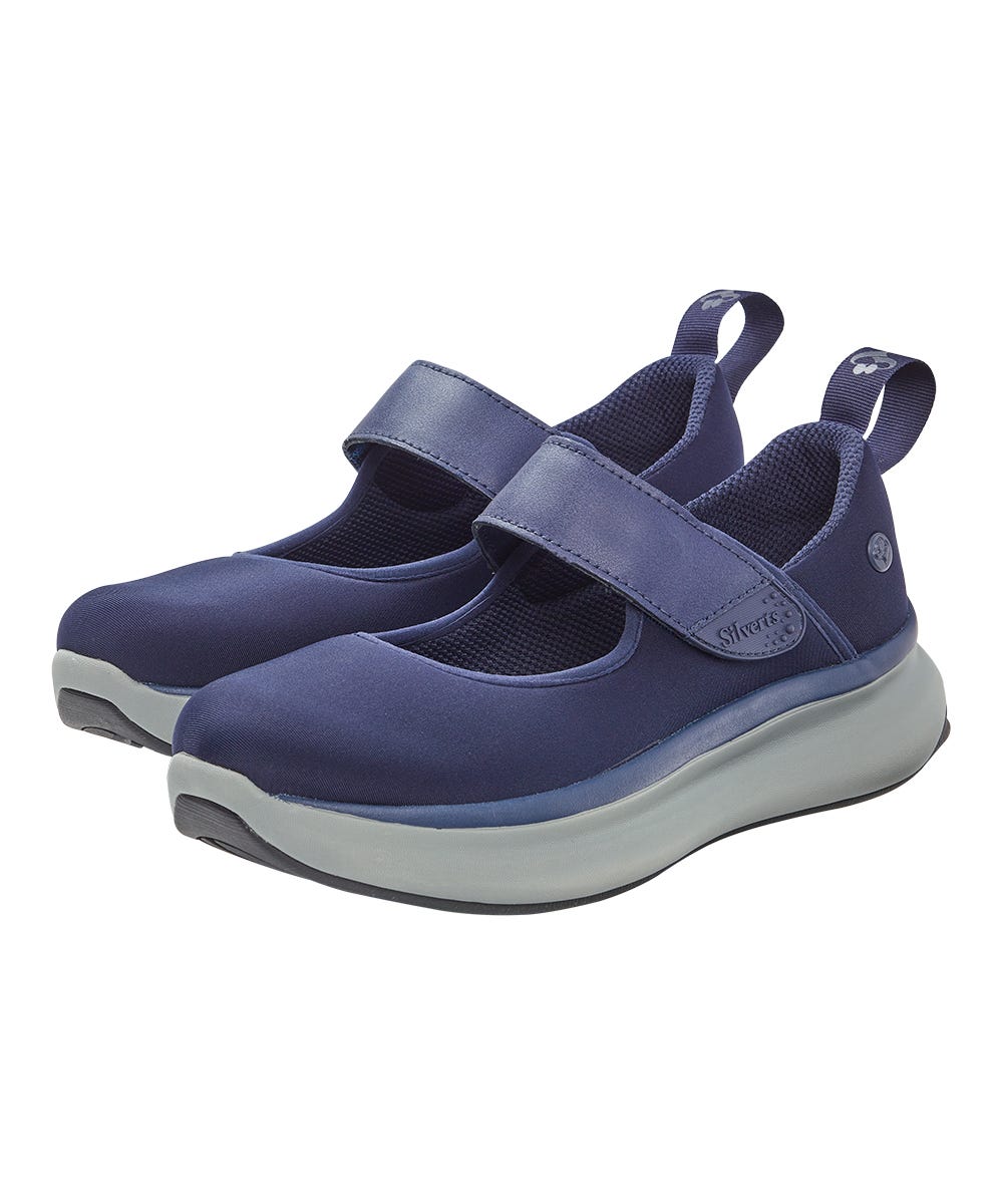 Women’s Easy-On Mary Jane Shoes – Adjustable Fit (Regular to Extra Wide) - Silverts 180