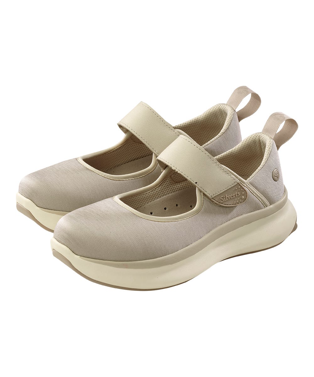 Women’s Easy-On Mary Jane Shoes – Adjustable Fit (Regular to Extra Wide) - Silverts 1