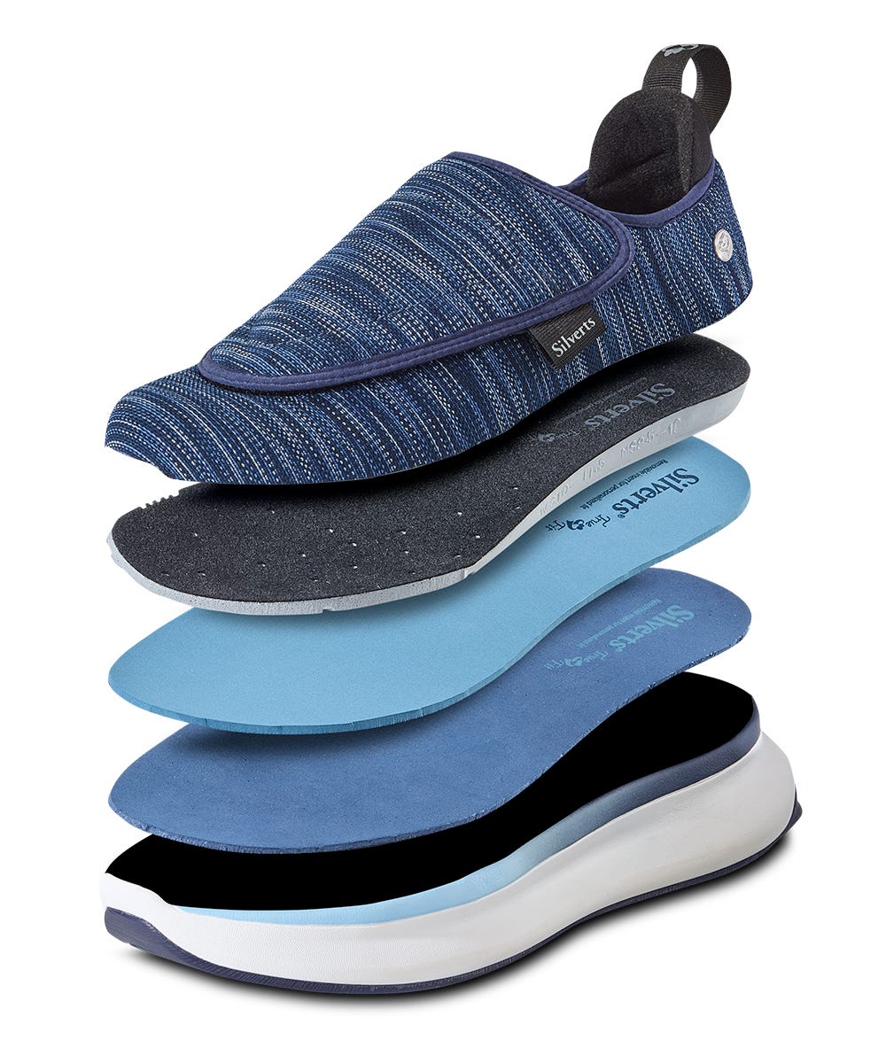 Women’s Comfort Shoes with Easy Closures – Adjustable Fit (Regular to Extra Wide) - Silverts 66