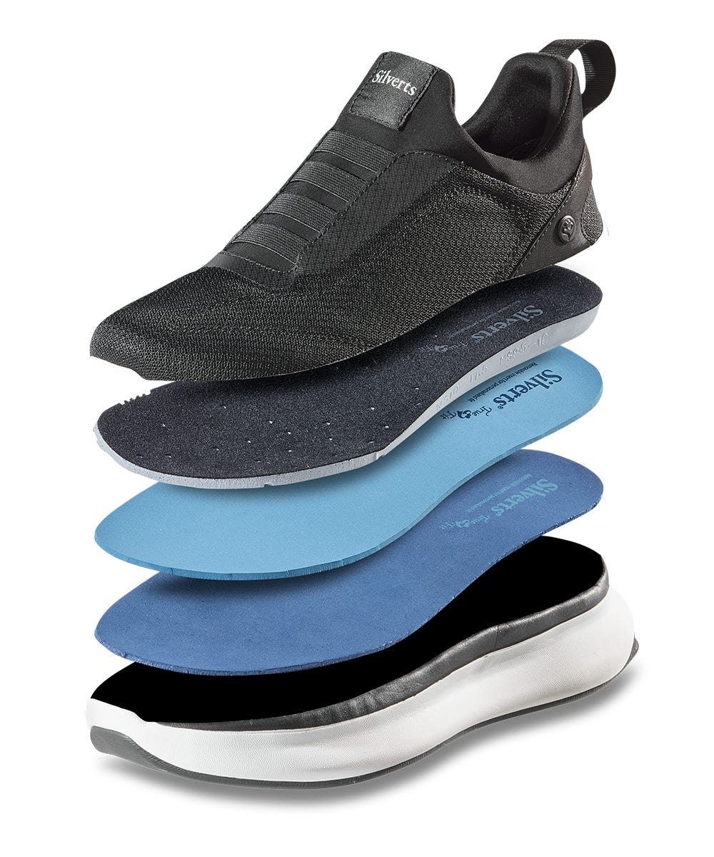 Women’s Slip-On Sneakers – Adjustable Fit (Regular to Extra Wide) - Silverts 16