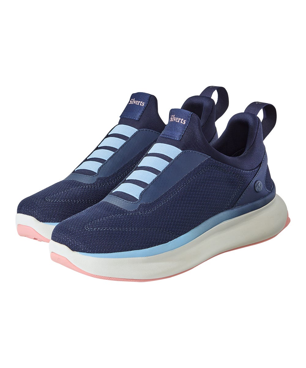 Women’s Slip-On Sneakers – Adjustable Fit (Regular to Extra Wide) - Silverts 5