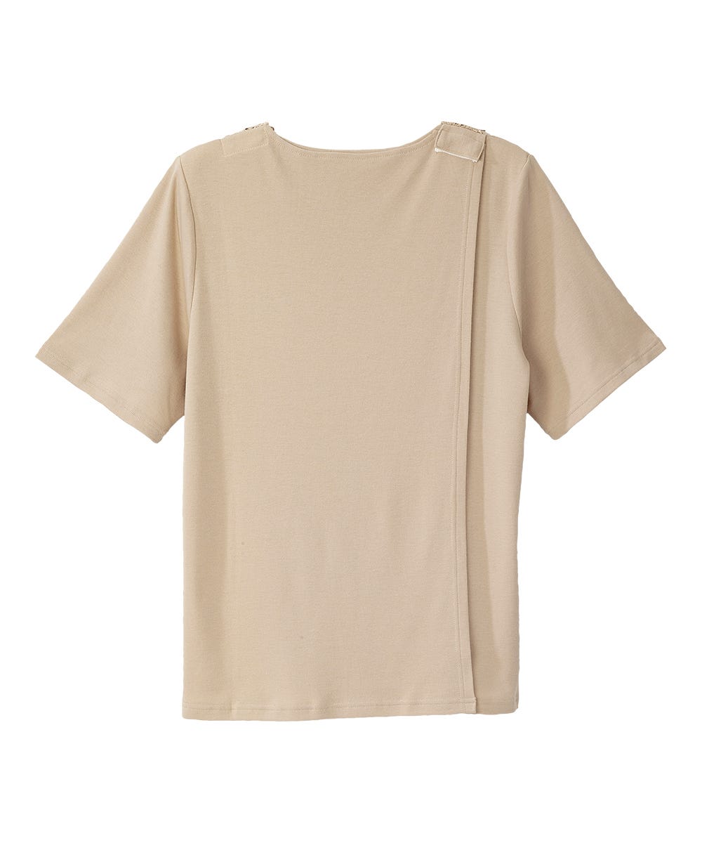 Women's Open Back Embellished Top - Silverts 4