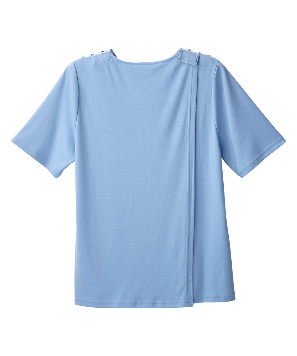 Women's Open Back Top with Embroidery Detail - Silverts 3