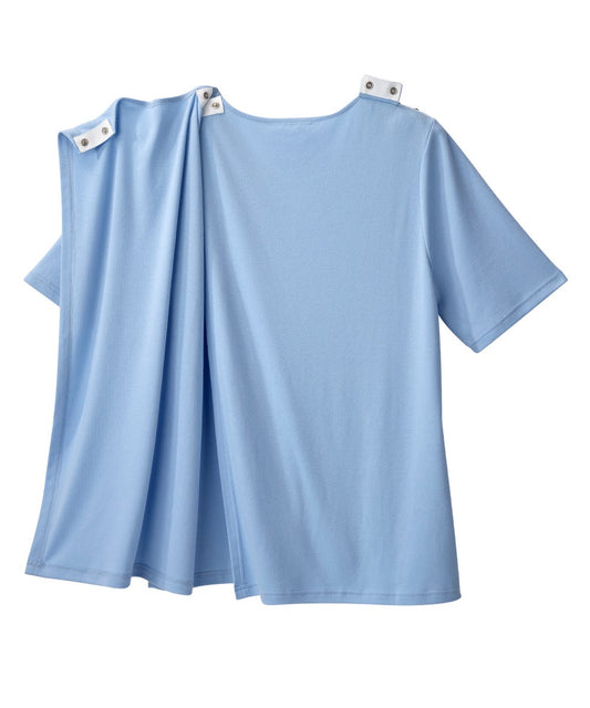 Women's Open Back Top with Embroidery Detail - Silverts 2