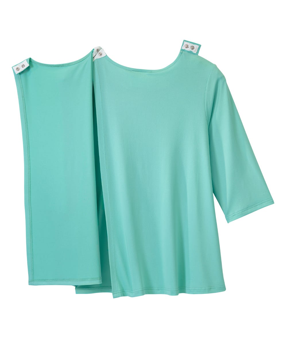 Women's Open Back Top with Lace Detail - Silverts 12
