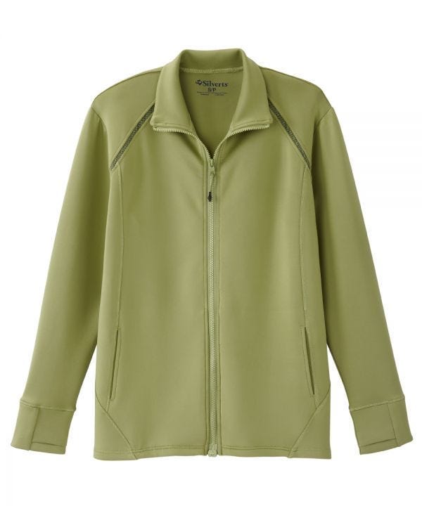 Women's Self Dressing Magnetic Zip Active Jacket - Silverts 1