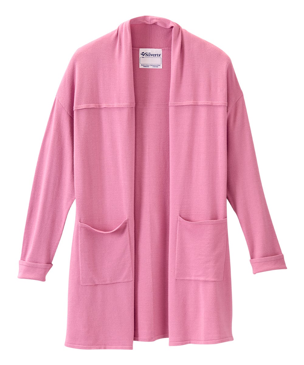 Women's 3/4 Sleeve All Day Comfort Cardigan - Silverts 11