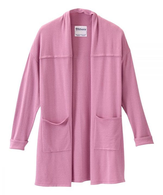 Women's 3/4 Sleeve All Day Comfort Cardigan - Silverts 1