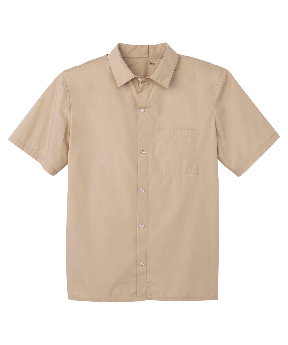 Men's Adaptive Open Back Short Sleeve Dress Shirt - Silverts 1