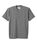 Men's Open Back Henley T-Shirt - Silverts 1